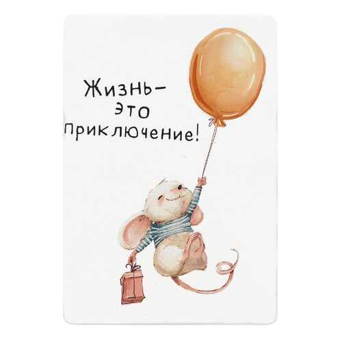 Обложка для проездного Kawaii Factory KW065 Мышонок белая в FiNN FLARE