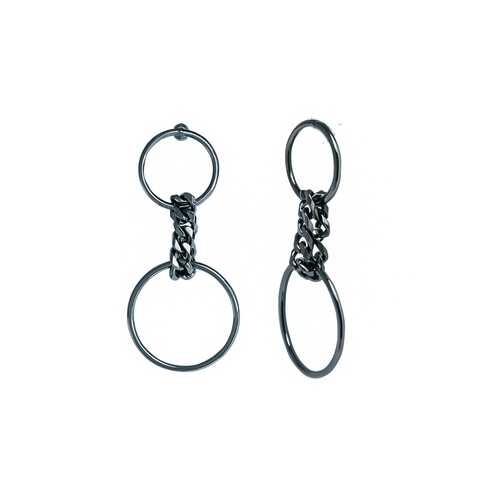 Серьги Corona style B001EG70057-BLACK в FiNN FLARE