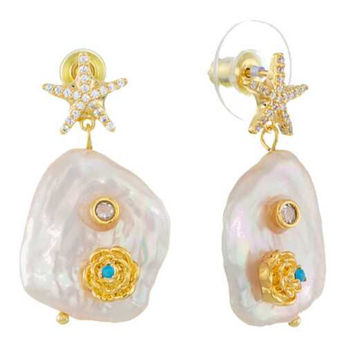 Серьги Corona Style B006E10864 золотистые в FiNN FLARE