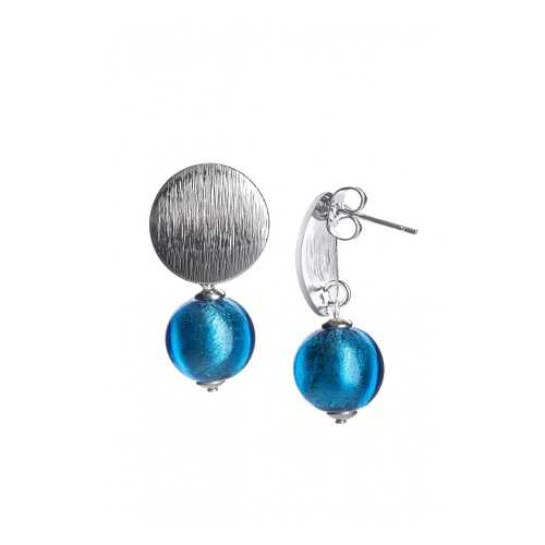 Серьги Perla Metallo Rotondo Grande 09030617 голубые в FiNN FLARE