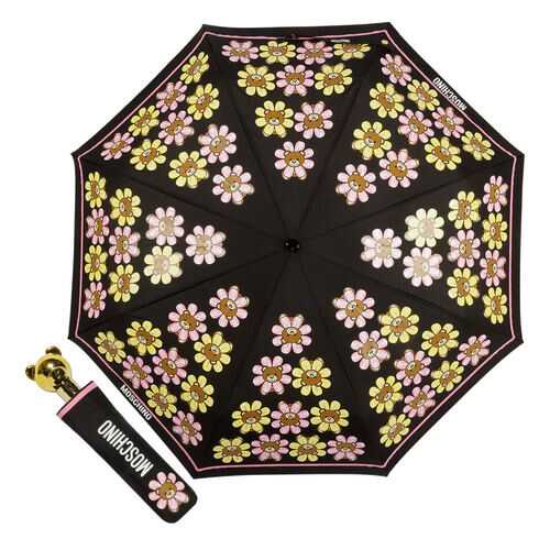 Зонт складной Moschino 8126-OCA Flower Bear Black в FiNN FLARE