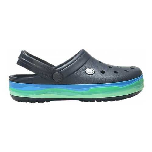 Сабо мужские Crocs Crocband wavy band clog-1 синие 46.5 RU в FiNN FLARE
