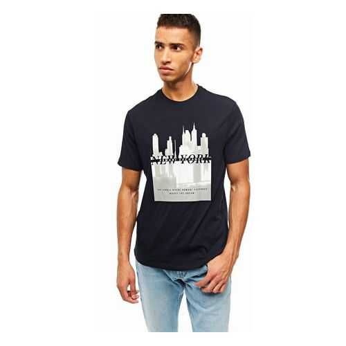 Футболка мужская Armani Exchange 3HZTLM ZJH4Z 1583 синяя XL в FiNN FLARE
