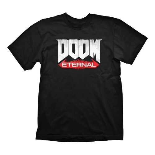 Футболка мужская Gaya Entertainment Doom Eternal Logo черная XL в FiNN FLARE
