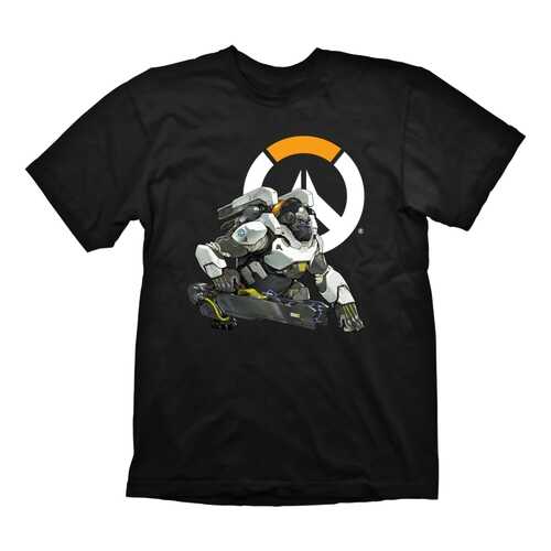 Футболка мужская Gaya Entertainment Overwatch Winston Logo черная XL в FiNN FLARE
