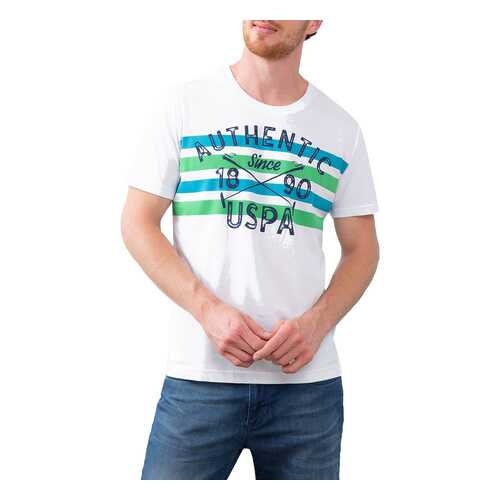 Футболка мужская U.S. POLO Assn. G081GL0110PRAVNE белая L в FiNN FLARE
