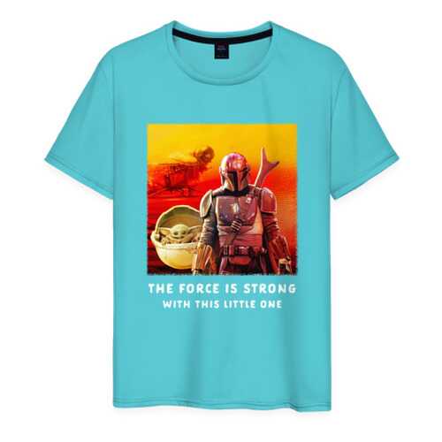 Футболка мужская ВсеМайки 2147231 бирюзовая XXXL в FiNN FLARE