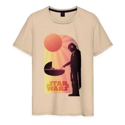 Футболка мужская ВсеМайки 2147241 бежевая XL в FiNN FLARE