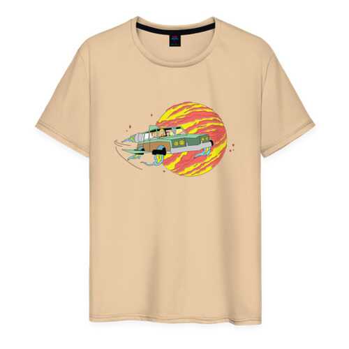 Футболка мужская ВсеМайки 2461131 бежевая XL в FiNN FLARE