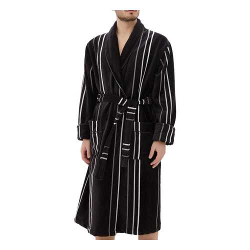 Халат махровый Мужской Luisa Moretti 6072 black черный L в FiNN FLARE