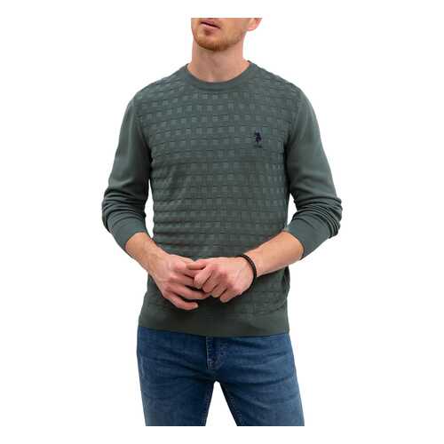 Джемпер мужской U.S. POLO Assn. G081SZ0TK0TCP01-BSK9 зеленый L в FiNN FLARE