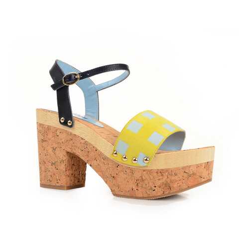 Босоножки женские Studio Pollini SA16549I0KT3140A желтые 36 RU в FiNN FLARE