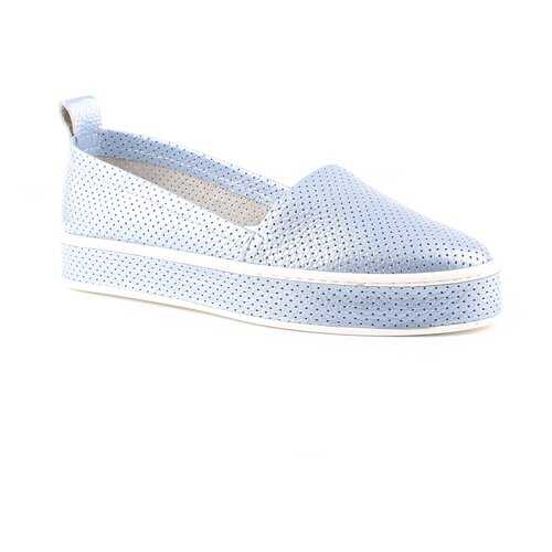 Слипоны женские Shoes Market 996-5006-59 синие 38 RU в FiNN FLARE
