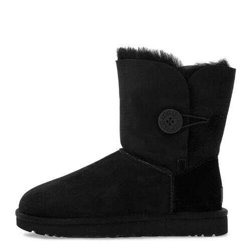 Угги женские UGG Bailey Button II черные 5 US в FiNN FLARE