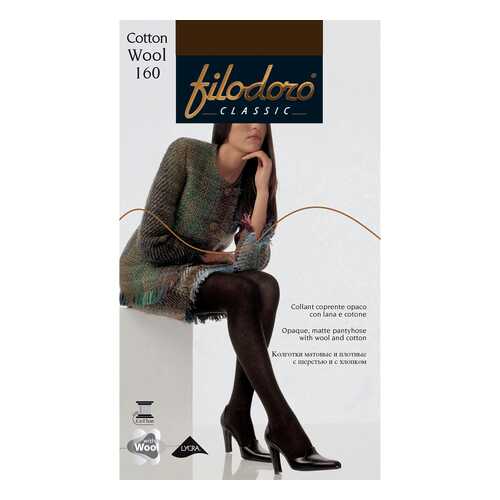 Колготки Filodoro Classic COTTON WOOL 100/Coffee/2 (S) в FiNN FLARE