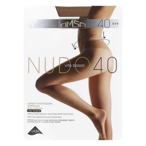 Колготки Omsa NUDO 40 VITA BASSA / Caramello (Телесный) / 4 (L) в FiNN FLARE