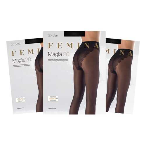 Колготки женские FM Magia 20 den nero 2/S (набор 3 шт) в FiNN FLARE