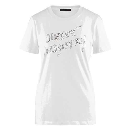 Футболка женская DIESEL 00SFMD 0CATJ белая M в FiNN FLARE