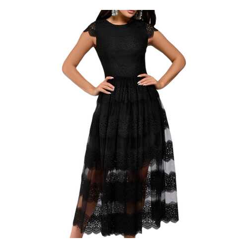 Вечернее платье женское D&M by 1001DRESS DM01281BK черное XS в FiNN FLARE